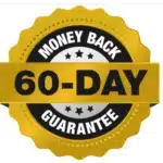 60-day money back guarantee badge